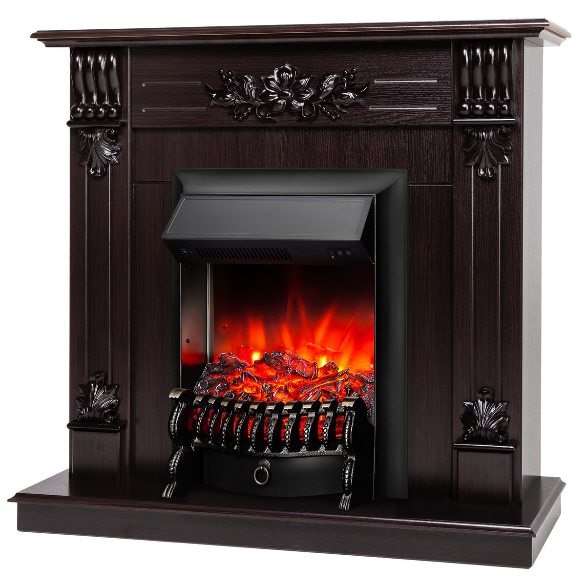 Электрокамин RealFlame Ottawa DN венге премиум с очагом Fobos Lux Black