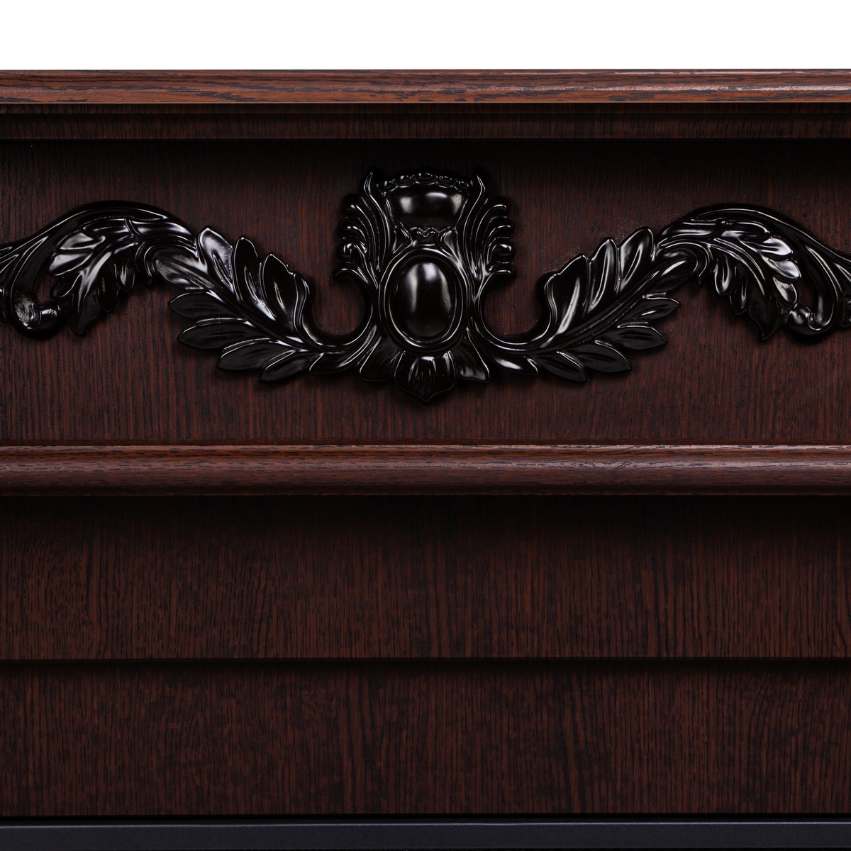 Электрокамин RealFlame Philadelphia 25,5/26 DN орех с очагом 3D Cassette 630 Black Panel